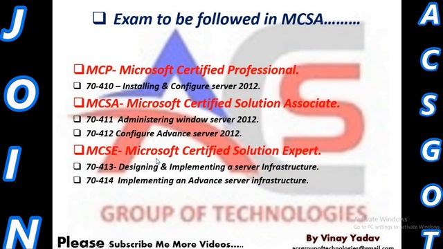 MCP, MCSA, MCSE, in Window Server 2012 R2 - 1 смотреть онлайн