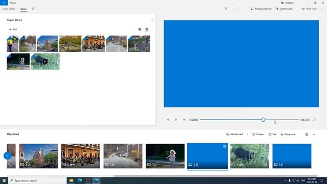 Windows 10 Photos App to make a slideshow смотреть онлайн
