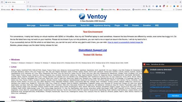 Como Fazer um SSD Bootável Com várias ISOS Linux, Windows e Outros Com Ventoy смотреть онлайн