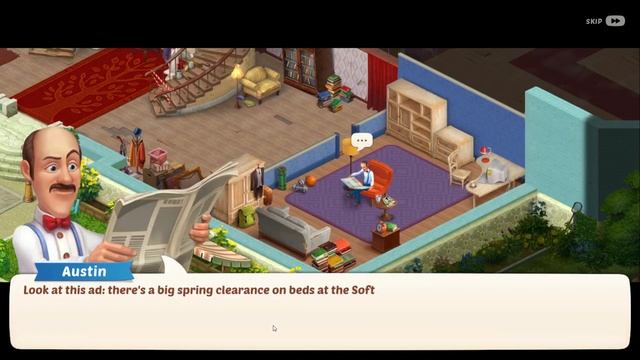 Homescapes gameplay part 1 (PC) | Game Showcase смотреть онлайн