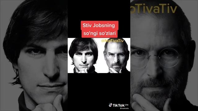 Apple kompaniyasining asoschisi STIV JOBS ning o'limidan oldingi ohirgi so'zlari смотреть онлайн