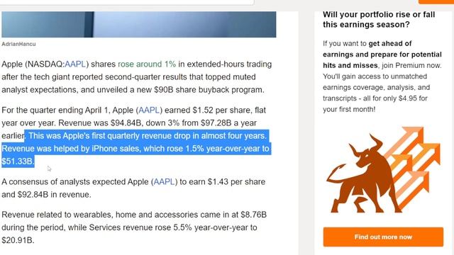 Apple Q2 2023 Earnings Report Analysis смотреть онлайн