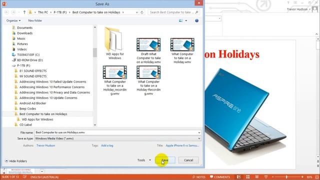 Turn your PowerPoint presentation into a Video смотреть онлайн