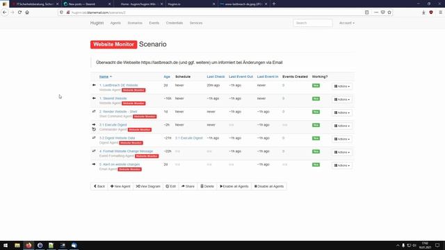 Webseite und OSINT Quellen mit Huginn überwachen - Teil 2 - Agent Konfiguration смотреть онлайн