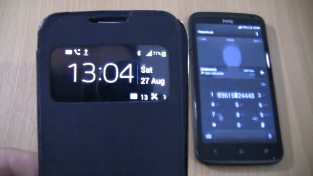 Over the Horizon Incoming call & Outgoing call at the Same Time Samsung S4 mini COVER+HTC ONE X смотреть онлайн