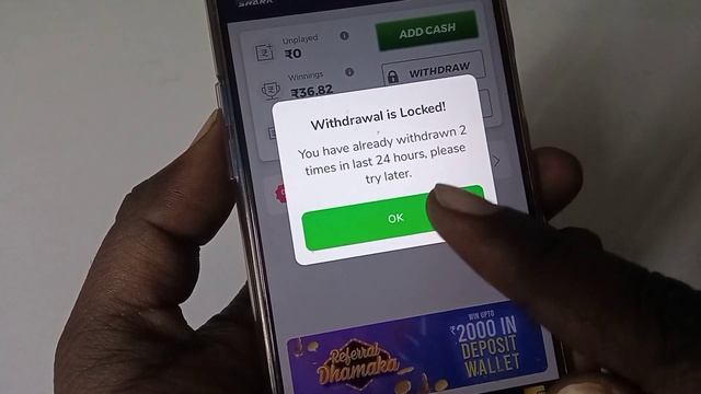 How To Fixed Winzo Withdraw is locked Problem Fixed | You Have Already Withdrawn 2 times in last 24 смотреть онлайн