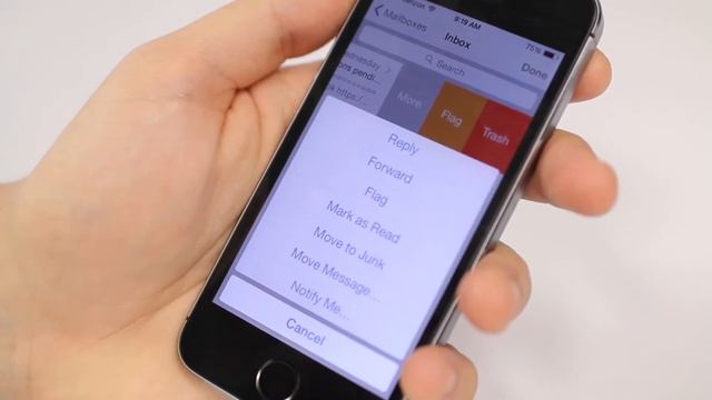 iPhone 5s iOS 8 - Mail In iOS 8 смотреть онлайн