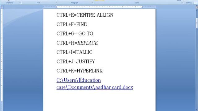 MS Office Word Shortcuts Keys|| Shortcuts Keys|| Basic Computer courses смотреть онлайн