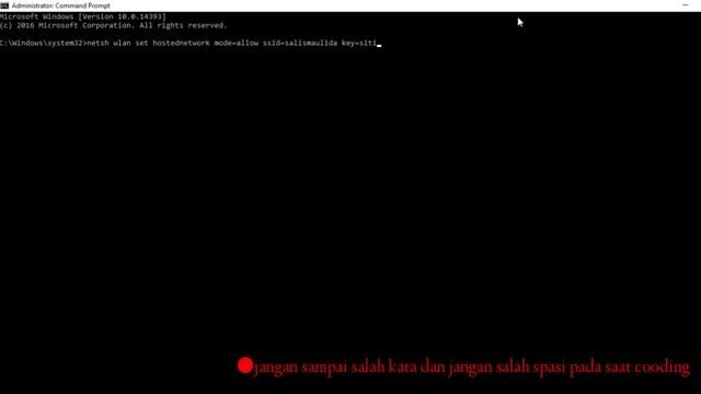 Konfigurasi Server Ad-Hoc Menggunakan Cmd Di Windows 10