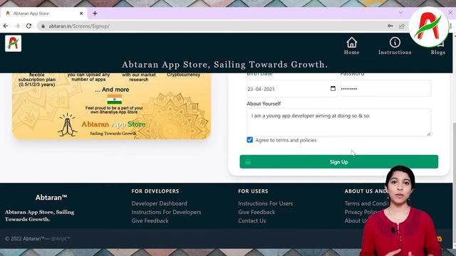 How to Create Developer's Account on Abtaran App Store смотреть онлайн