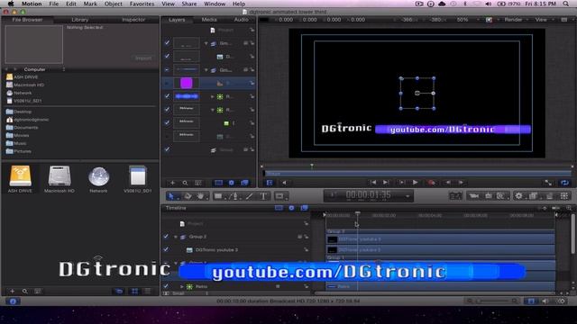 Apple Motion 5 tutorial - How to export an animated video with alpha channel transparency смотреть онлайн