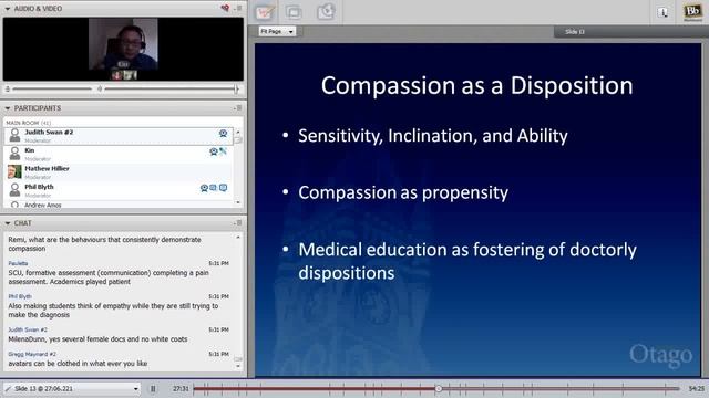 Assessment of dispositional behaviours: The case of Otago Virtual Hospital смотреть онлайн