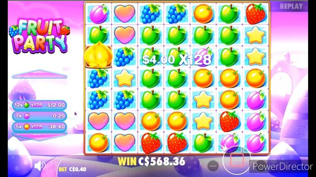 HUGE APPLE CLUSTER CONNECTED ON FRUIT PARTY (BIG WIN) смотреть онлайн