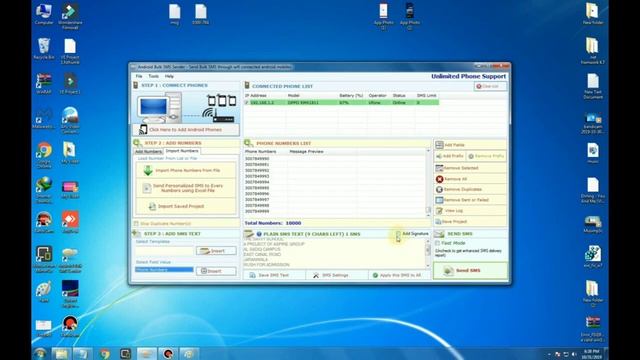 How to use Android Bulk SMS Sender IP Connect Software Solution смотреть онлайн