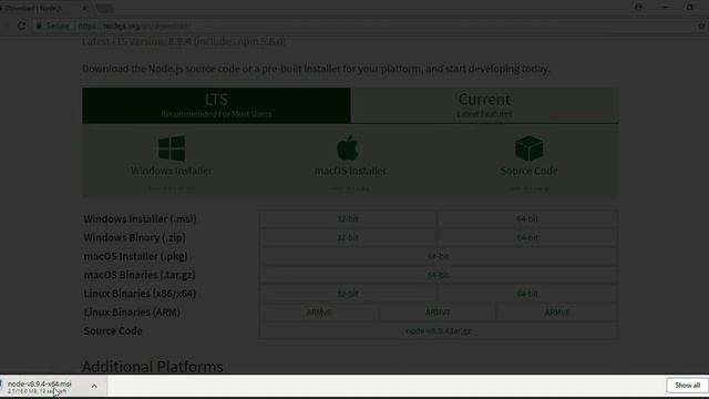 Tutorial 5 - NodeJS and NPM installation on Windows смотреть онлайн