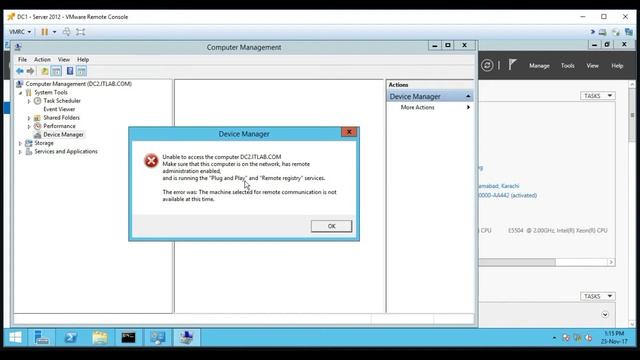 How to Access Computer Management of Server 2012 Core Remotely смотреть онлайн