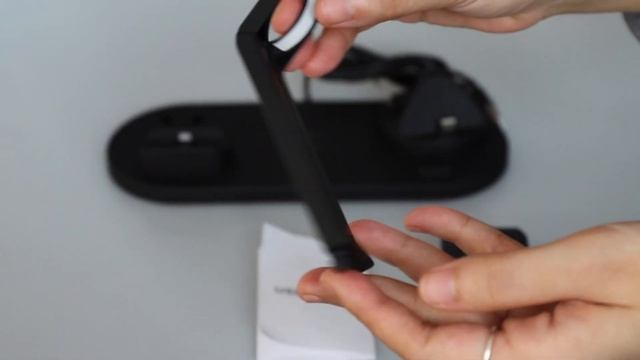 Black 4 in 1 wirless charger station apple wireless charger dock смотреть онлайн