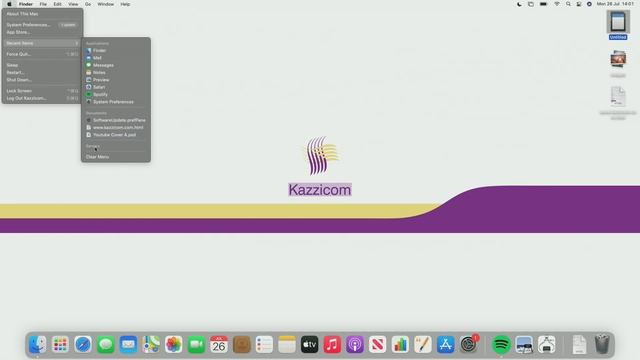 Kazzitips MacOS Recent Items (Tips And Tricks)