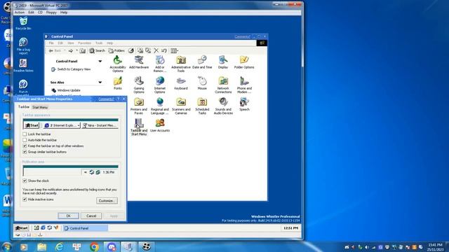 Windows Whistler beta 2 build 2419 смотреть онлайн