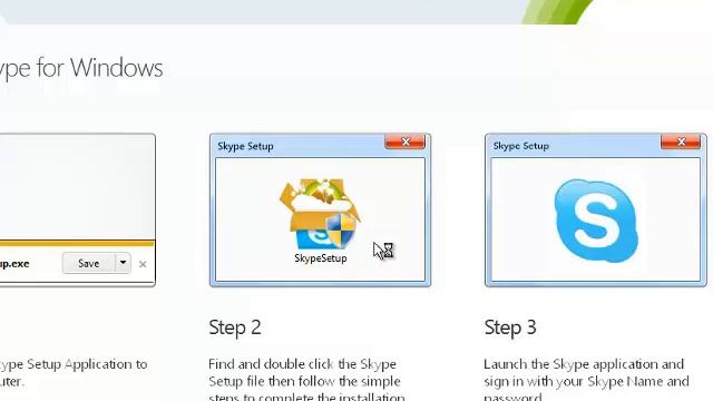 Skype Tutorial-1 : Downloading and Installing смотреть онлайн