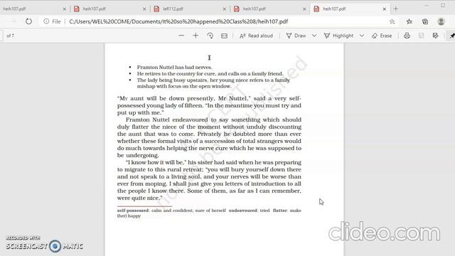 The open window part 1 text class VIII English by RAJNI JOSHI смотреть онлайн