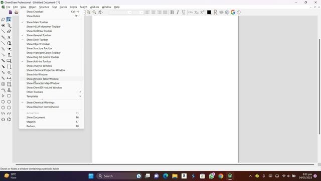 How To Show Periodic Table Window In ChemDraw #chemdraw #chemistry смотреть онлайн