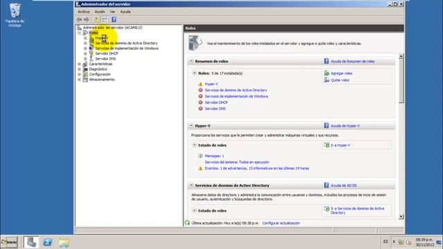 Instalacion y configuracion de HYPER V server 2008 R2 смотреть онлайн