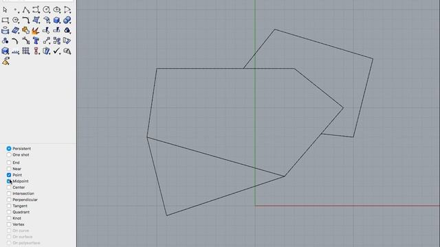 3a  Snapping On Rhino3D