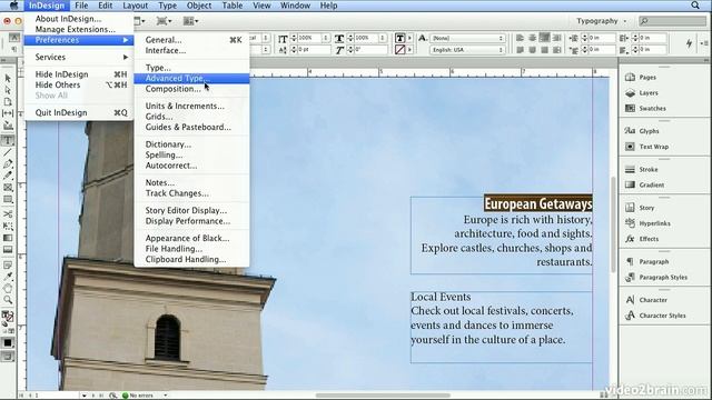 Adobe Indesign CS6 Tutorial - 39 Favorite Typography Keyboard Shortcuts смотреть онлайн