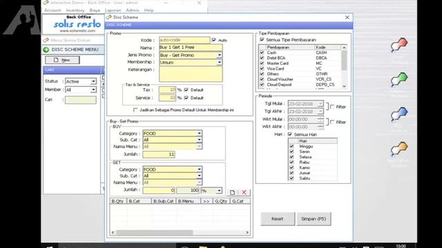 Tutorial Back Office Software Restoran InterActive MyResto (Part 2) смотреть онлайн