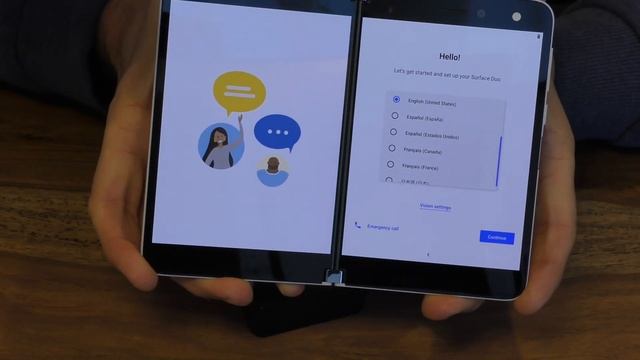 Surface Duo Unboxing - der erste Blick auf das Dual Display Android-Gerät von Microsoft смотреть онлайн