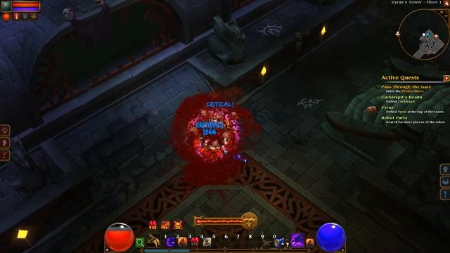 Torchlight 2 - Vyrax's Tower - Floor 1 смотреть онлайн