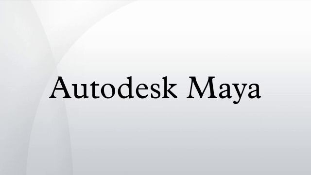 Autodesk Maya смотреть онлайн