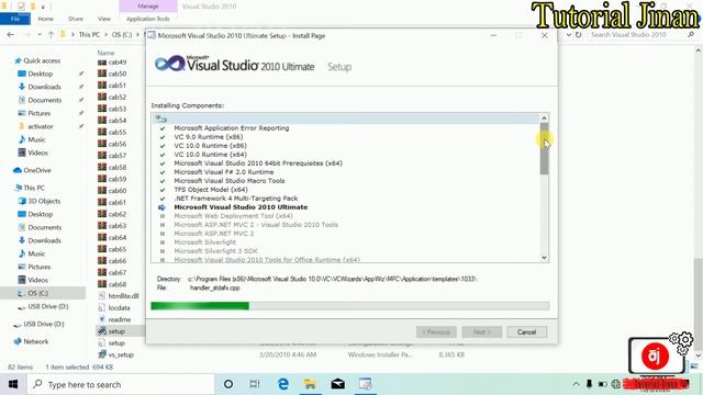 Cara Install Microsoft Visual Studio 2010 lengkap step by step_Tutorial Jinan смотреть онлайн