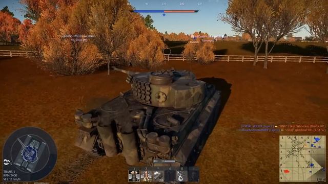 Tiger H 1 , Solo Contra Todos , WarThunder смотреть онлайн