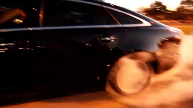 Jaguar XJ v8 burnout смотреть онлайн