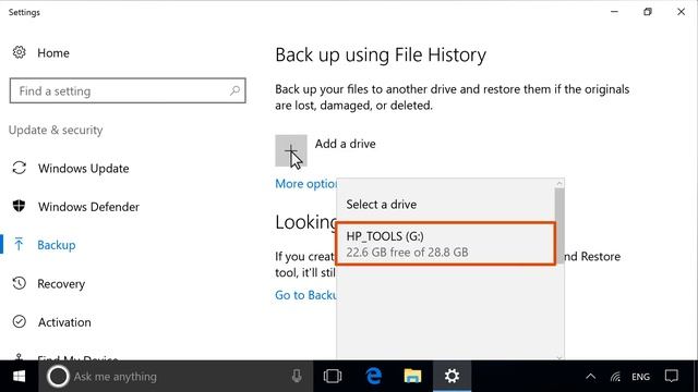 Backing Up Your Files in Windows 10 | HP Computers | HP Support смотреть онлайн