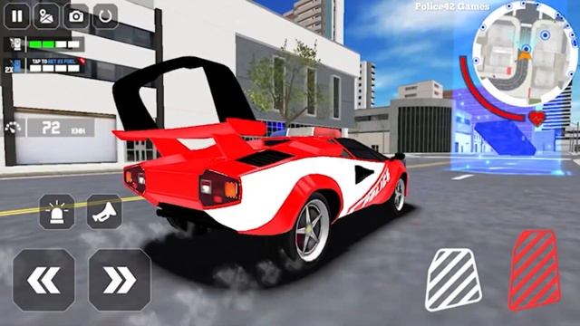 Red Cop Car Driving Police Sim Game ios Android Gameplay #06 Police42 Games смотреть онлайн