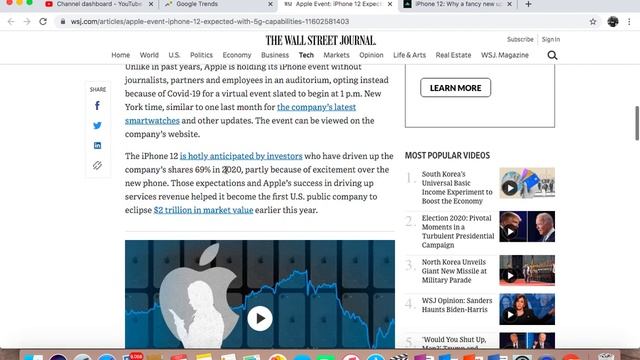 Why APPLE IPHONE 12 5G WILL INCREASE APPLE STOCK PRICE | OCTOBER STOCKS TO BUY 2020 смотреть онлайн