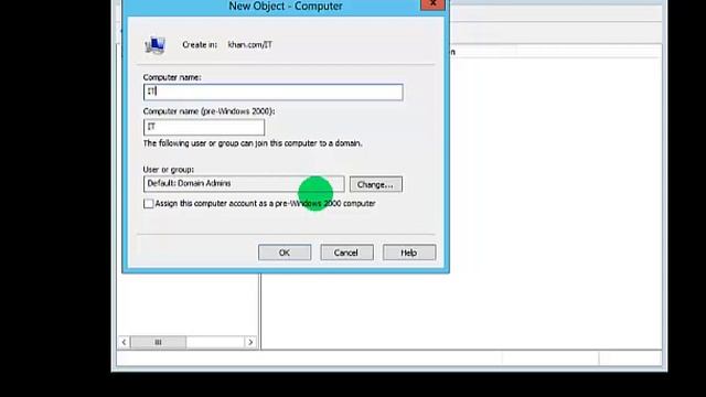 Adding OUs GRPs Comps and Users Windows Server 2012 смотреть онлайн