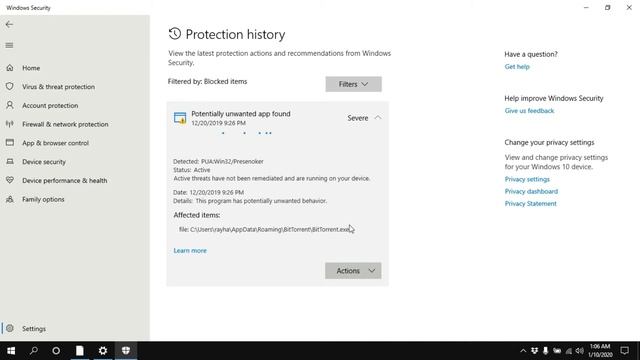 How To Enable Or Check Windows 10 Security