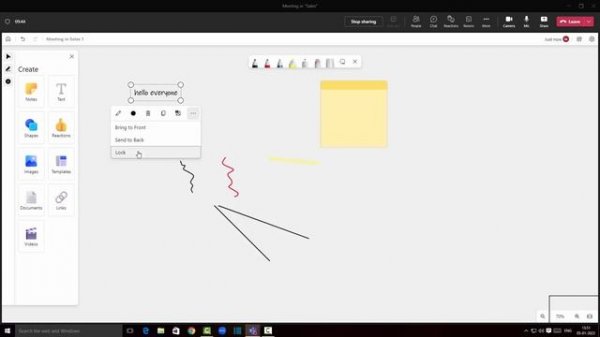 How to use WhiteBoard in Microsoft Teams | Tutorial