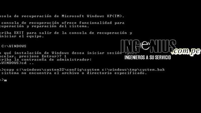 Falta el fichero c/windows/system32/config/system смотреть онлайн