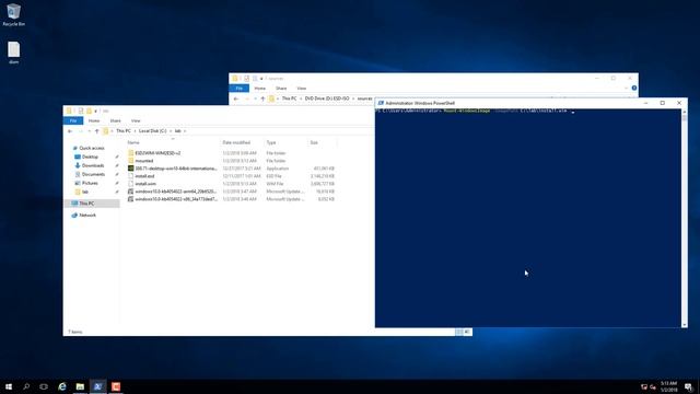 Adding drivers and updates to WIm file the powershell way смотреть онлайн