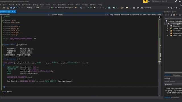 Win32 API-Asynchronous DNS Lookup with QueryCompleteCallback (code on github) смотреть онлайн
