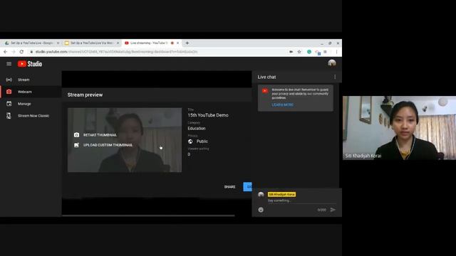 Set Up a YouTube Live Via Webcam Tutorial смотреть онлайн
