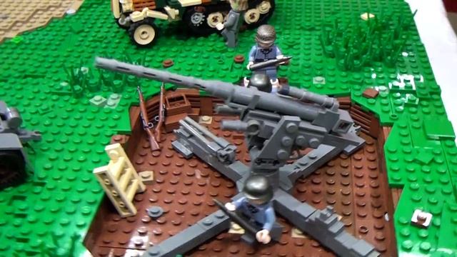 LEGO WWII German Luftwaffe Airfield смотреть онлайн