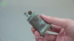 реставрация латунной зажигалки 1918 года