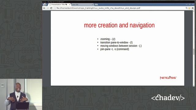 tmux - a Swiss Knife (Leatherman) of DevOps w/ Boyd Stephens смотреть онлайн