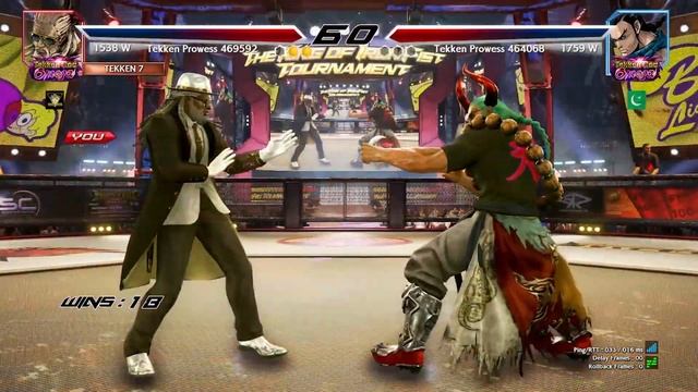 Leroy Smith(TGO) Vs Feng Wei(TGO)(1st dan) | Tekken 7(5.10) | Kung Fu Collide смотреть онлайн